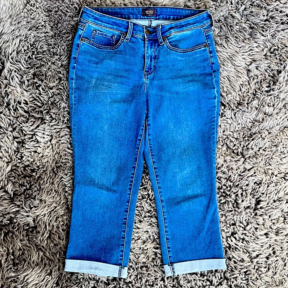 NYDJ Denim Crop Pedal Pusher Pants 4P